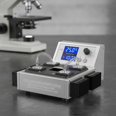 Modular Peltier Microscope Stage with ±0.1°C Stability and 30°C/min Heating/Cooling Rate for Precise Thermal Analysis