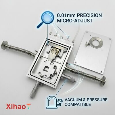 Spectroscopy Heating Cooling Stage Dual Optical Path -190°C to 400°C ±0.1°C Stability Raman FTIR Analysis