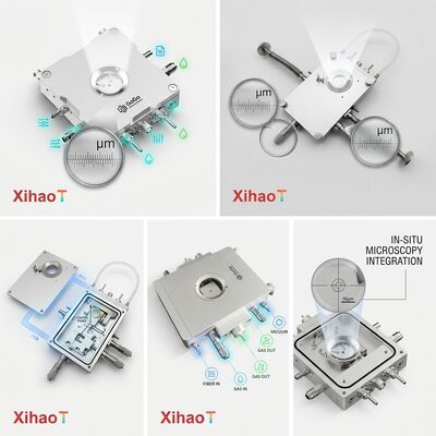Extreme Temperature Heating Cooling Stage Wide Range -190°C to 600°C ±0.1°C Stability Materials Research