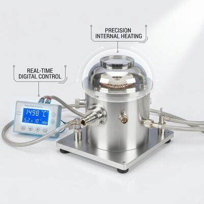 Precision Metallography Microscope Heating Stage 1000°C ±0.1°C Stability 50°C/min Phase Transformation Grain Analysis