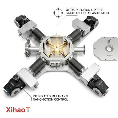 Ultra-Low Noise Quantum Probe Station 2D Materials Testing Sub-100fA Leakage Triaxial BNC -190°C to 400°C Vacuum