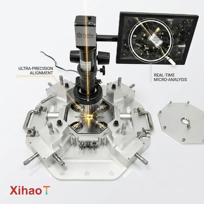 Multi-Probe Vacuum Probe Station 6-Probe Configuration -190°C to 400°C ±0.1°C Stability Triaxial BNC Wafer-Level Testing
