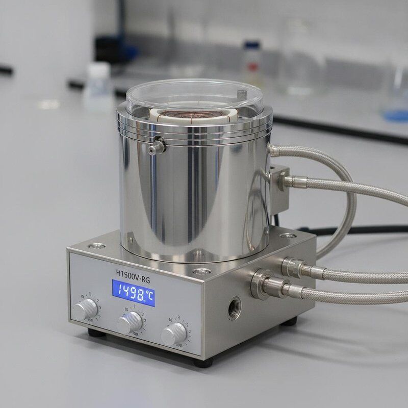 H1500V-RG Raman Compatible Microscope Heating Stage 1500°C High Vacuum Chamber JGS2 Silica Window for Spectroscopy
