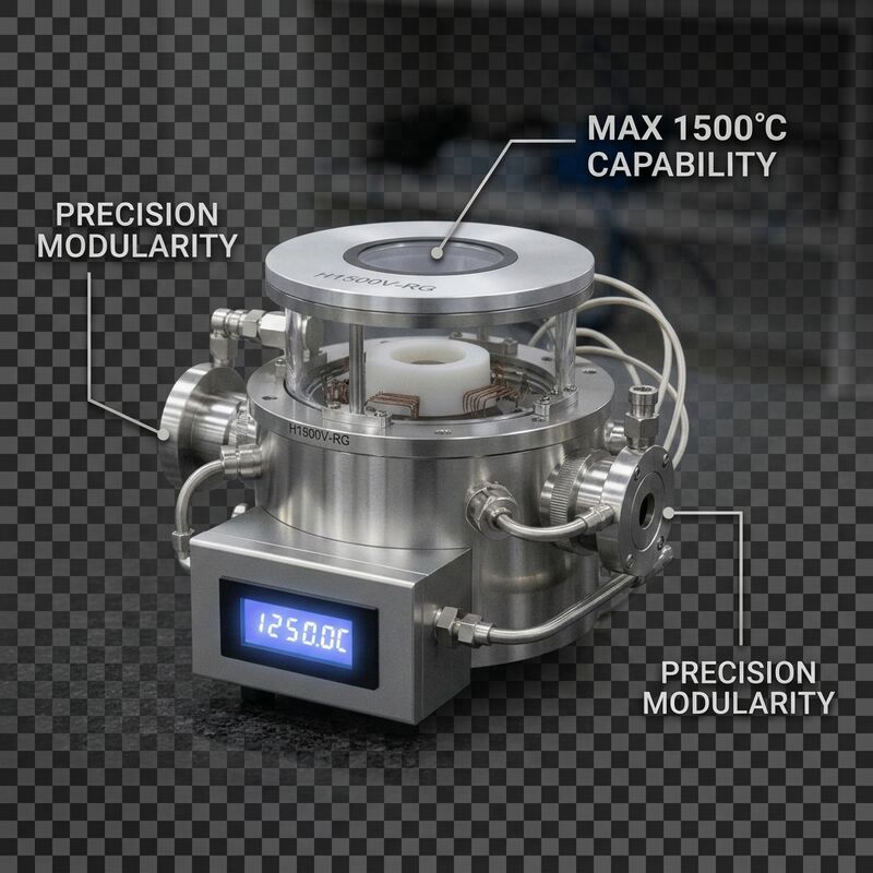Ultra-High Temperature Microscope Heating Stage 1200°C Range ±0.1°C Stability 50°C/min Rate Ceramic Holder Metallography